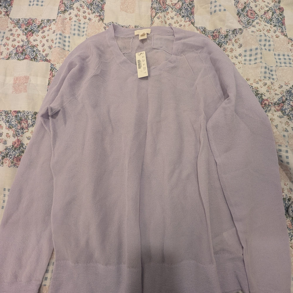 Lavender Long Sleeve Sweater